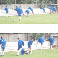 pre-match training